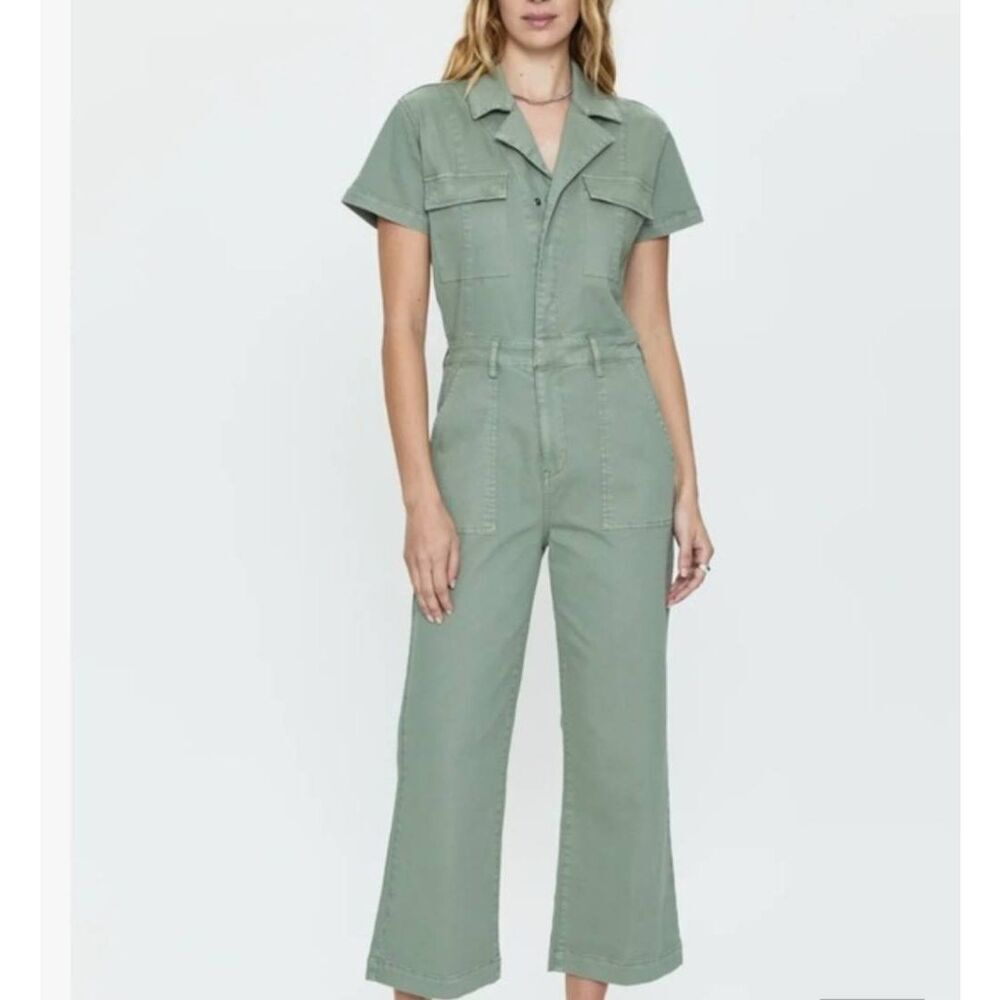 Pistola MaKenna Utility Jumpsuit In Greem Sz Large